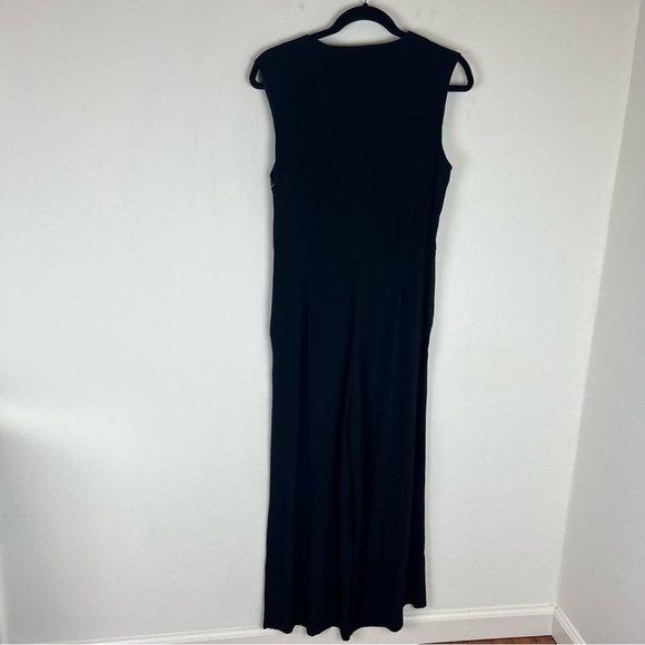 Sandro Paris Parigo Marine Stretch Crepe Jumpsuit Size 2 US M - Picture 5 of 12
